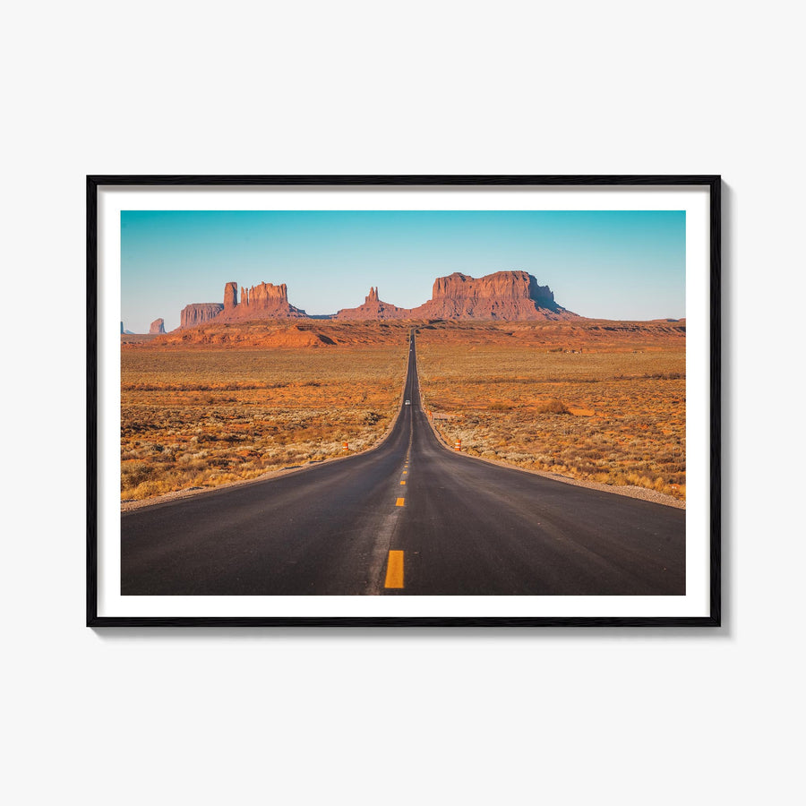 Utah colorful photo poster of United States – horizontal wall art, unframed print shown in interior mockup