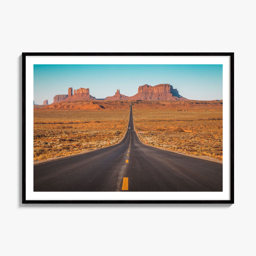 Utah Photo Poster, framed poster mockup, white border