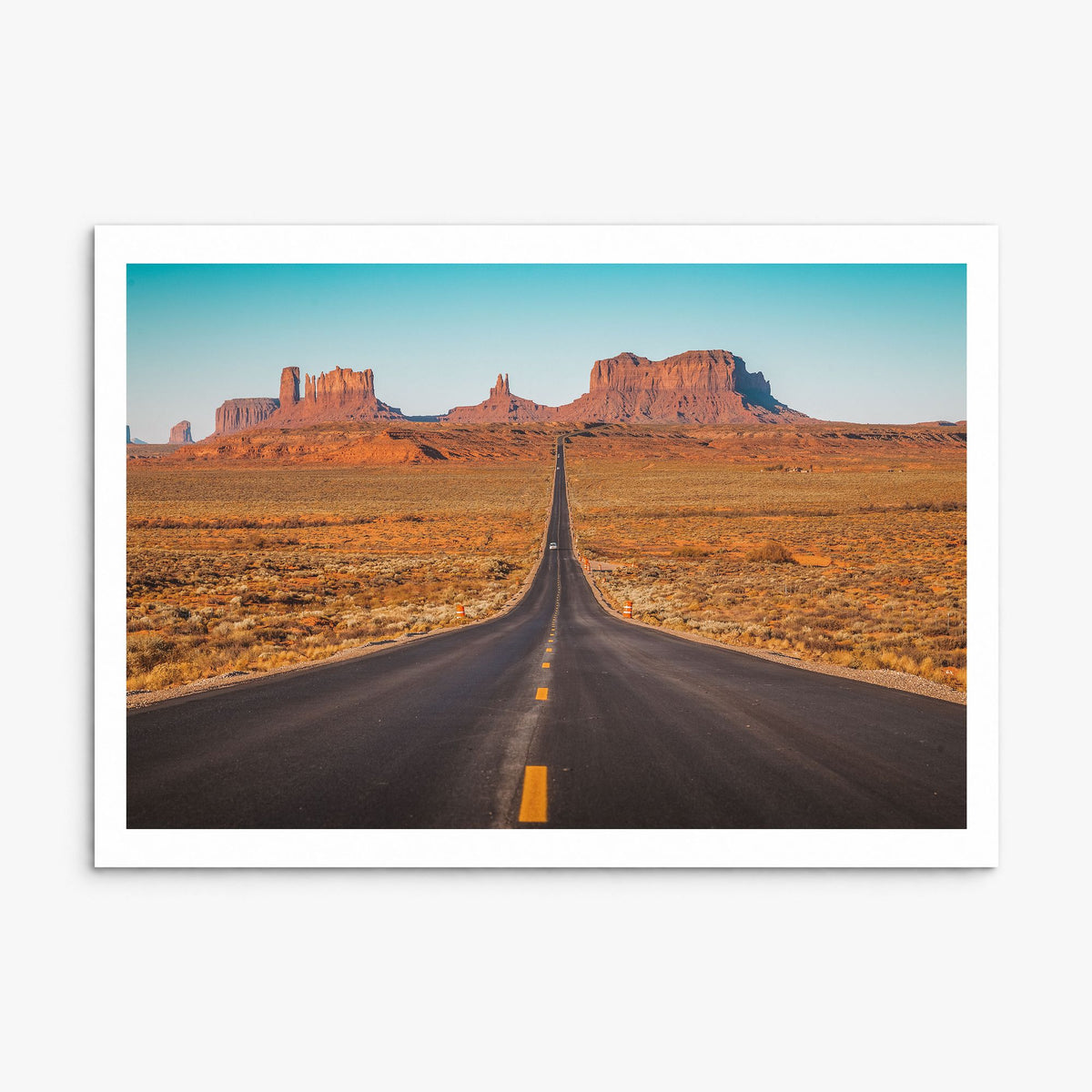 Utah Photo Poster, print only (unframed), white border