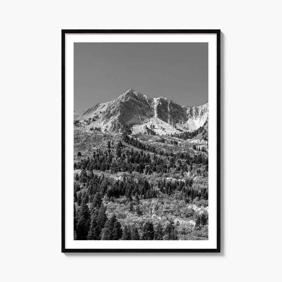 Utah no. 1 black & white photo poster of United States – vertical wall art, unframed print shown in interior mockup