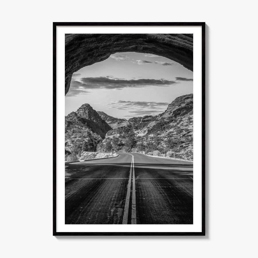 Utah Photo No 3 Poster, framed poster mockup, white border