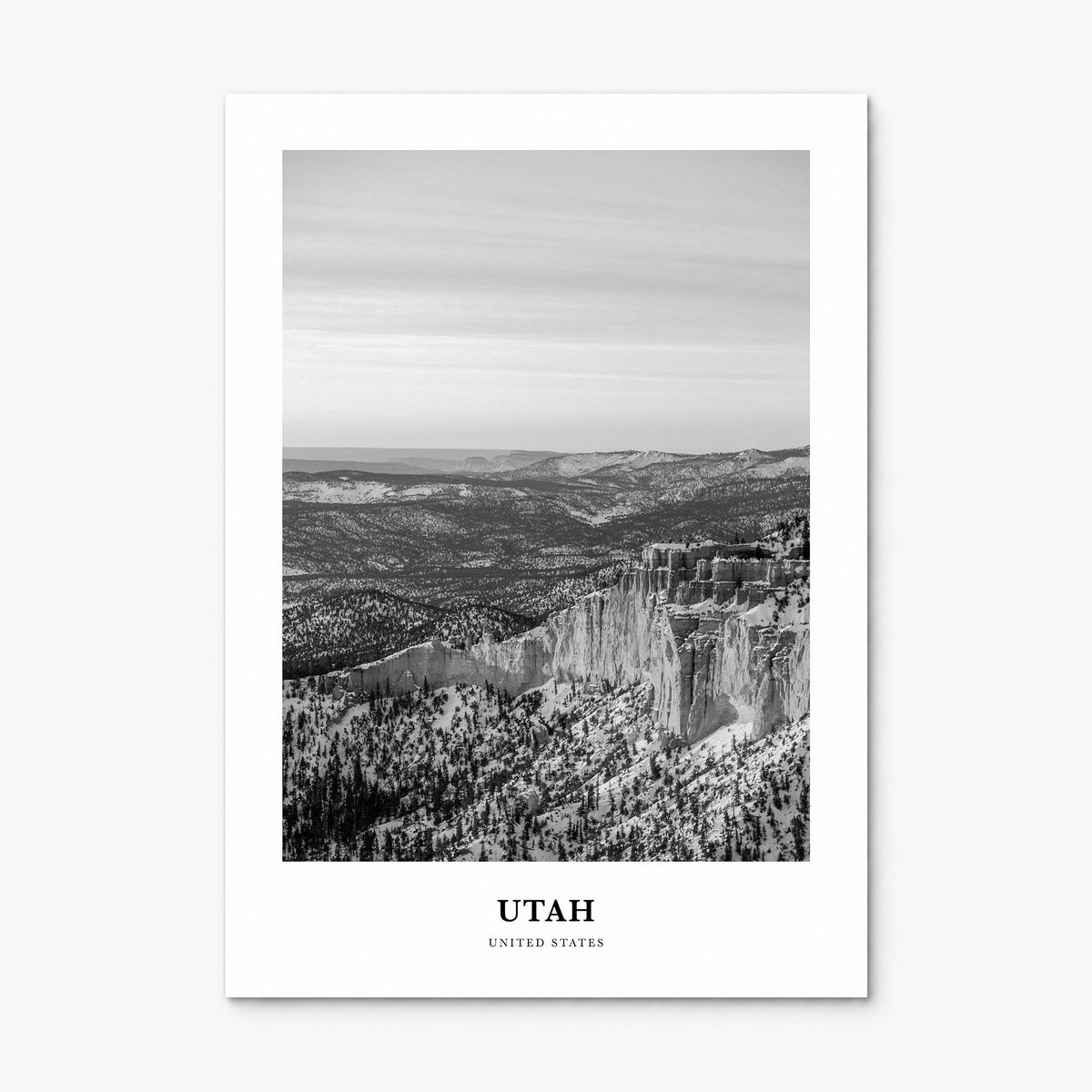 Utah Classic No 1 Poster, print only (unframed)