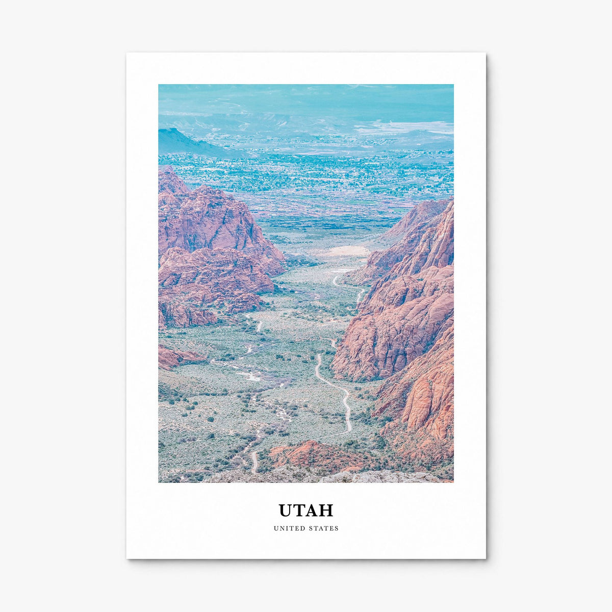 Utah Classic No 1 Poster, print only (unframed)
