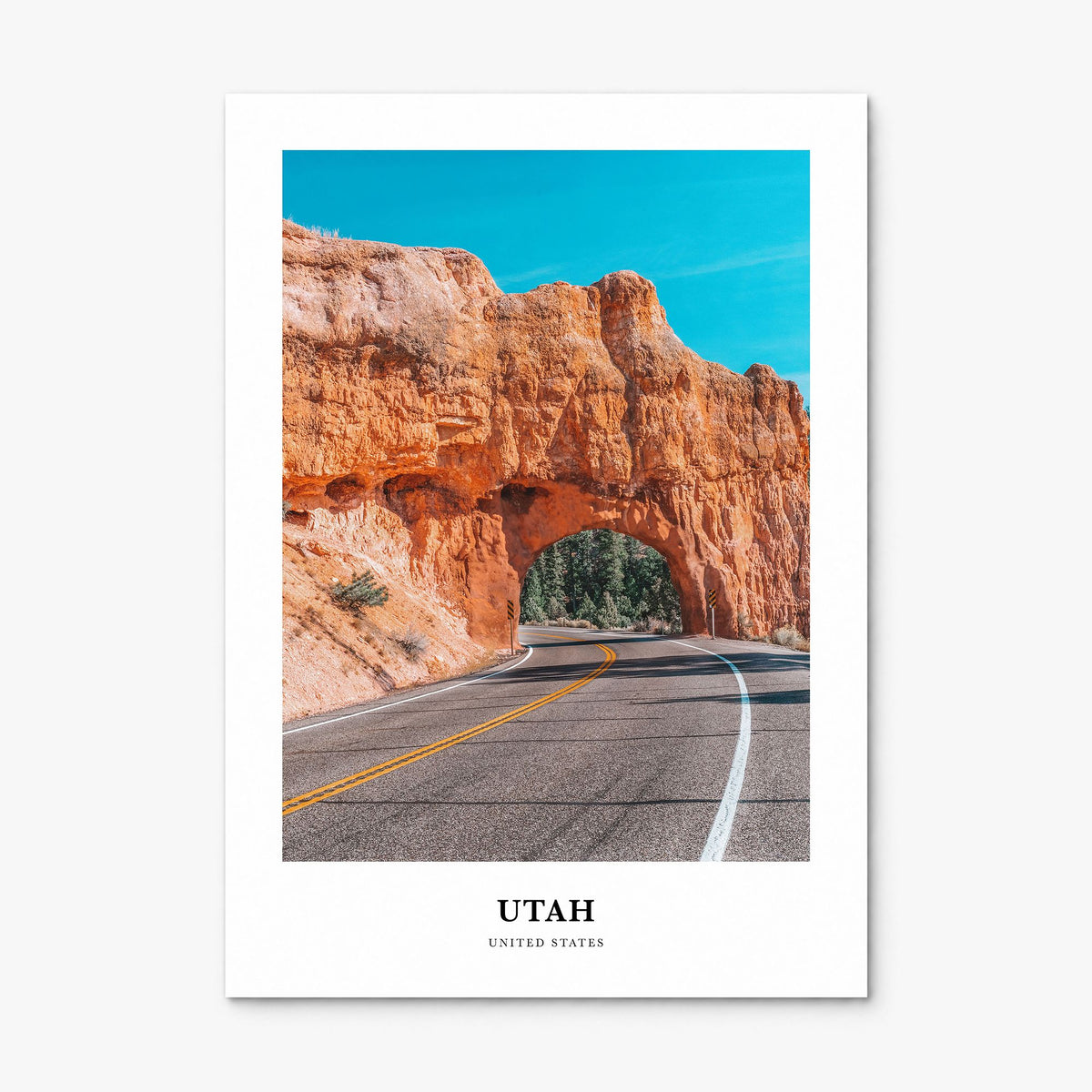 Utah Classic No 2 Poster, print only (unframed)