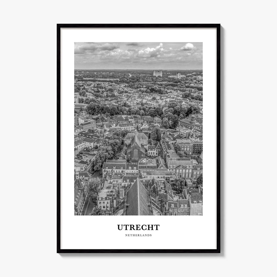 Utrecht Classic Poster, framed poster mockup