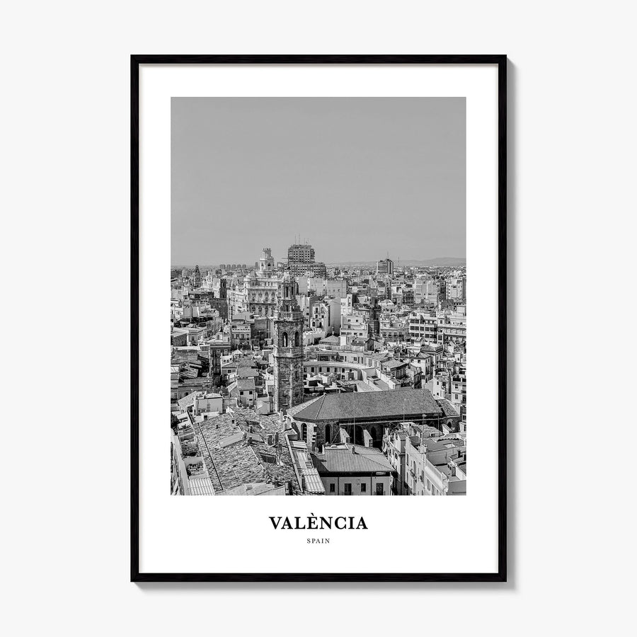 Valencia Classic No 1 Poster, framed poster mockup