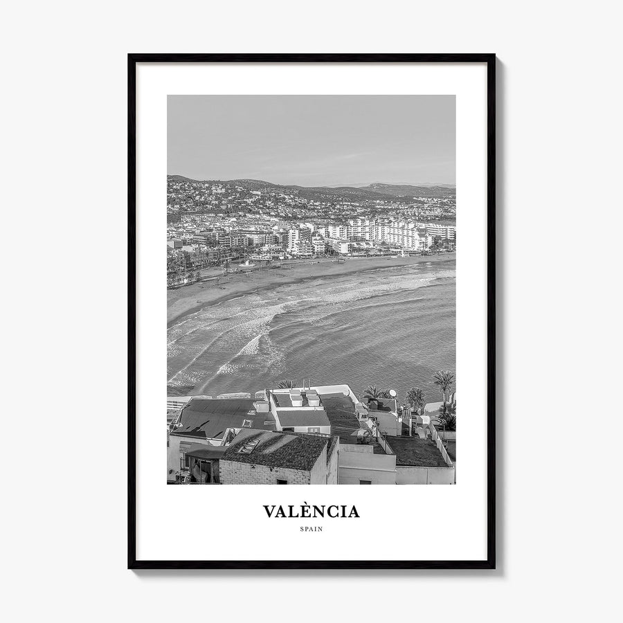 Valencia Classic No 2 Poster, framed poster mockup