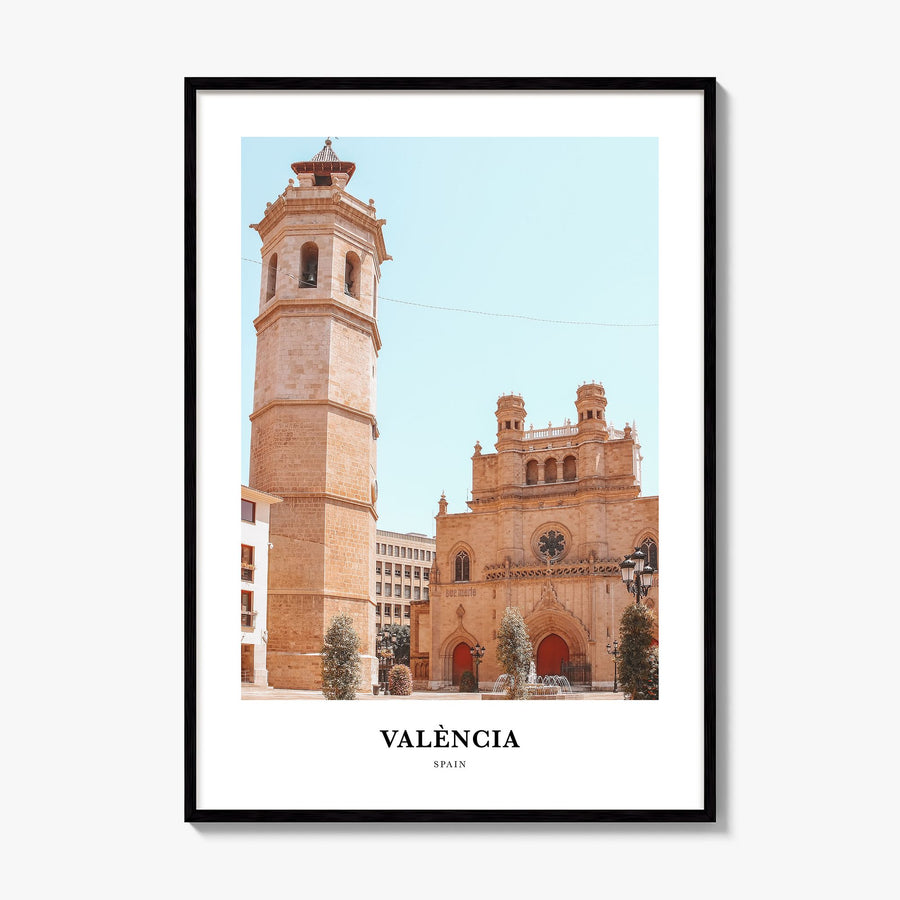 Valencia Classic No 1 Poster, framed poster mockup