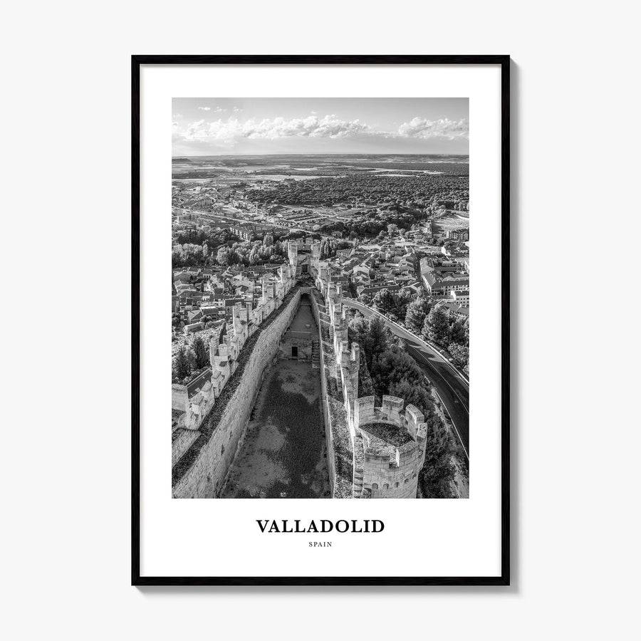 Valladolid, Spain Classic Poster, framed poster mockup