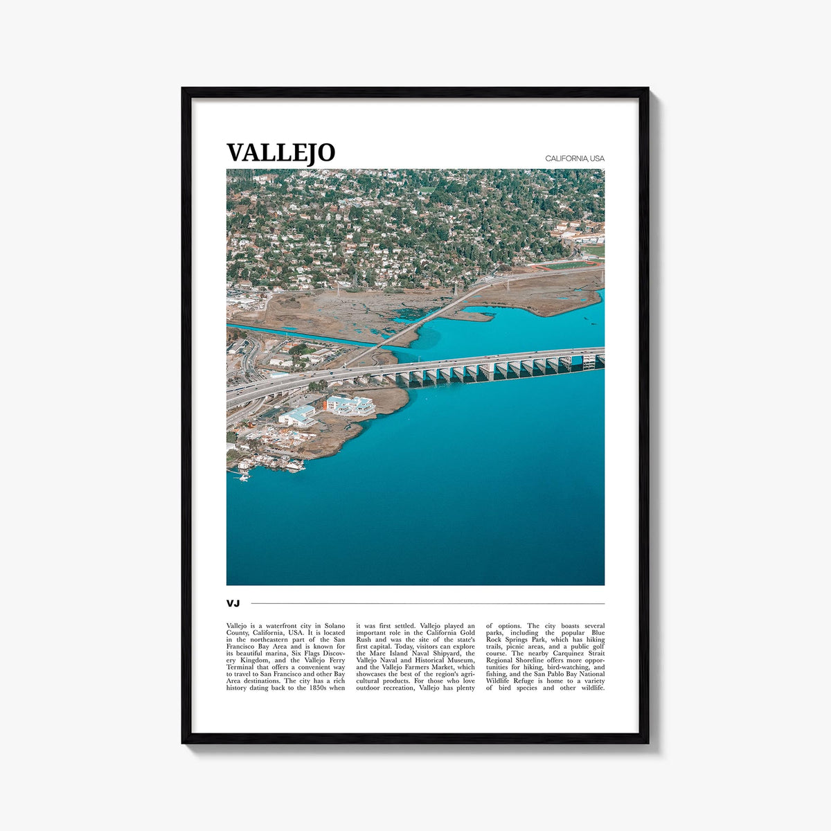 Vallejo Travel Poster