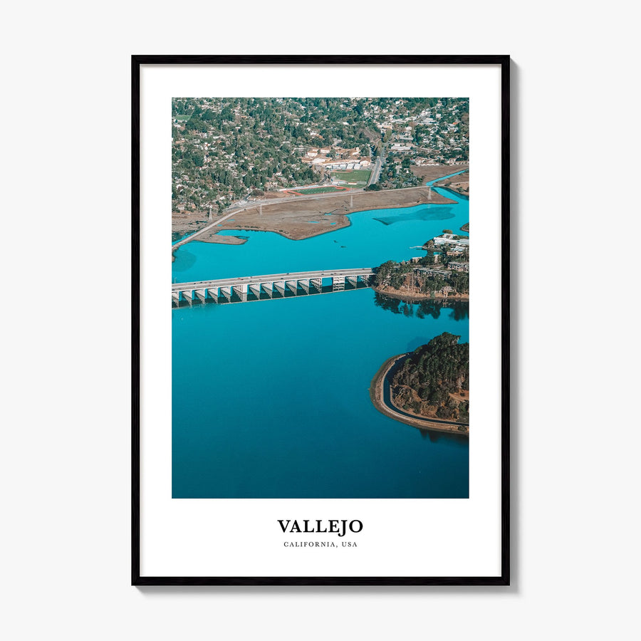 Vallejo Classic Poster, framed poster mockup