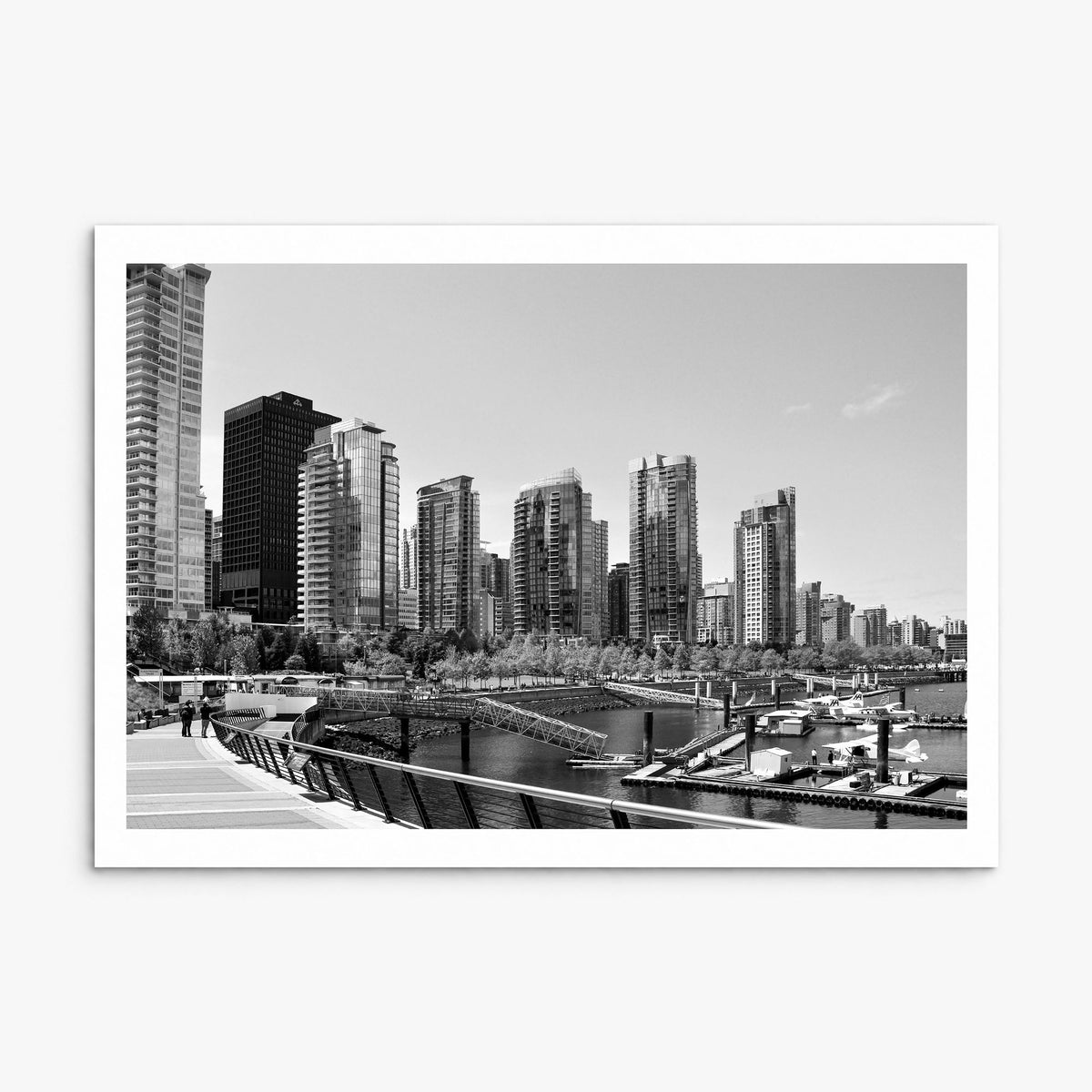 Vancouver, Canada Photo Poster, print only (unframed), white border