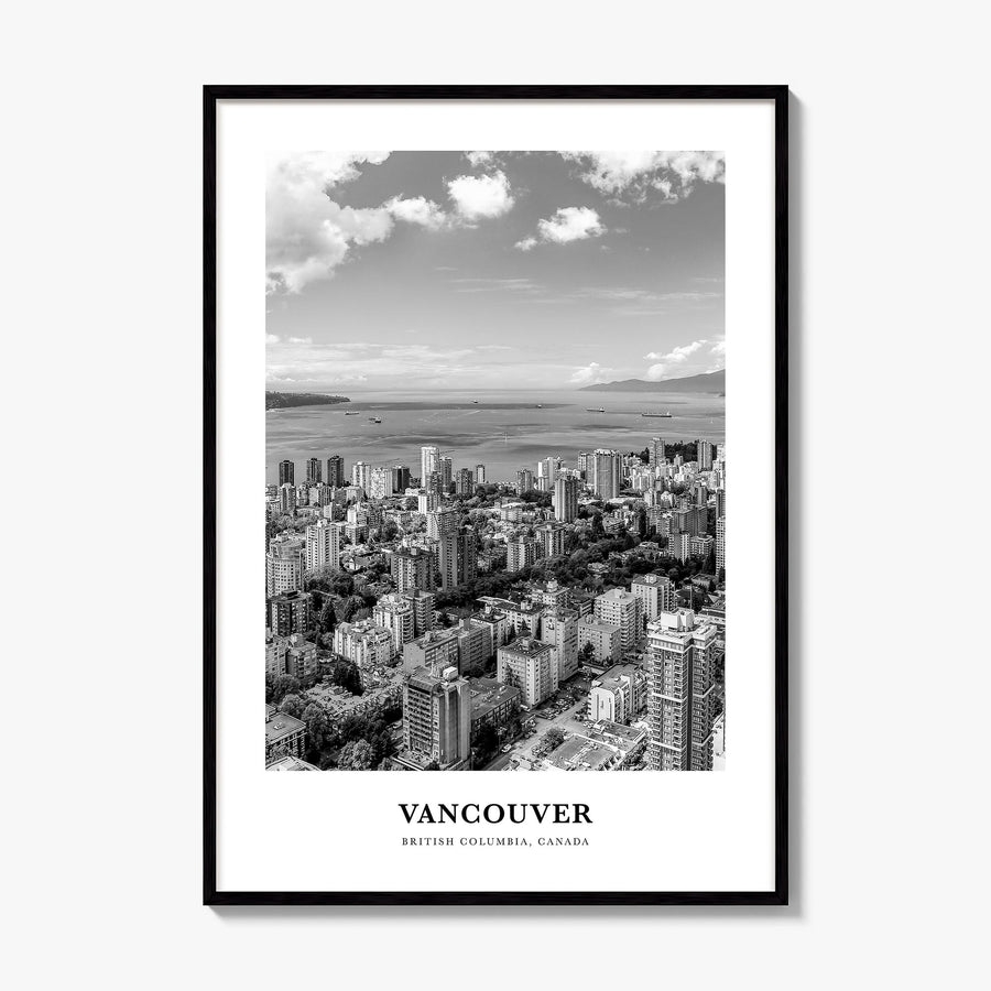Vancouver, Canada Classic No 2 Poster, framed poster mockup