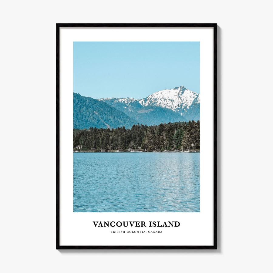 Vancouver Island Classic Poster, framed poster mockup