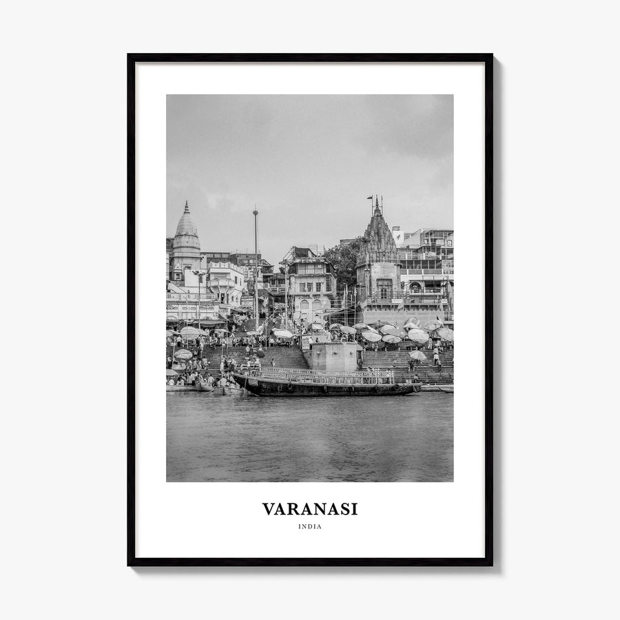 Varanasi Classic Poster, framed poster mockup