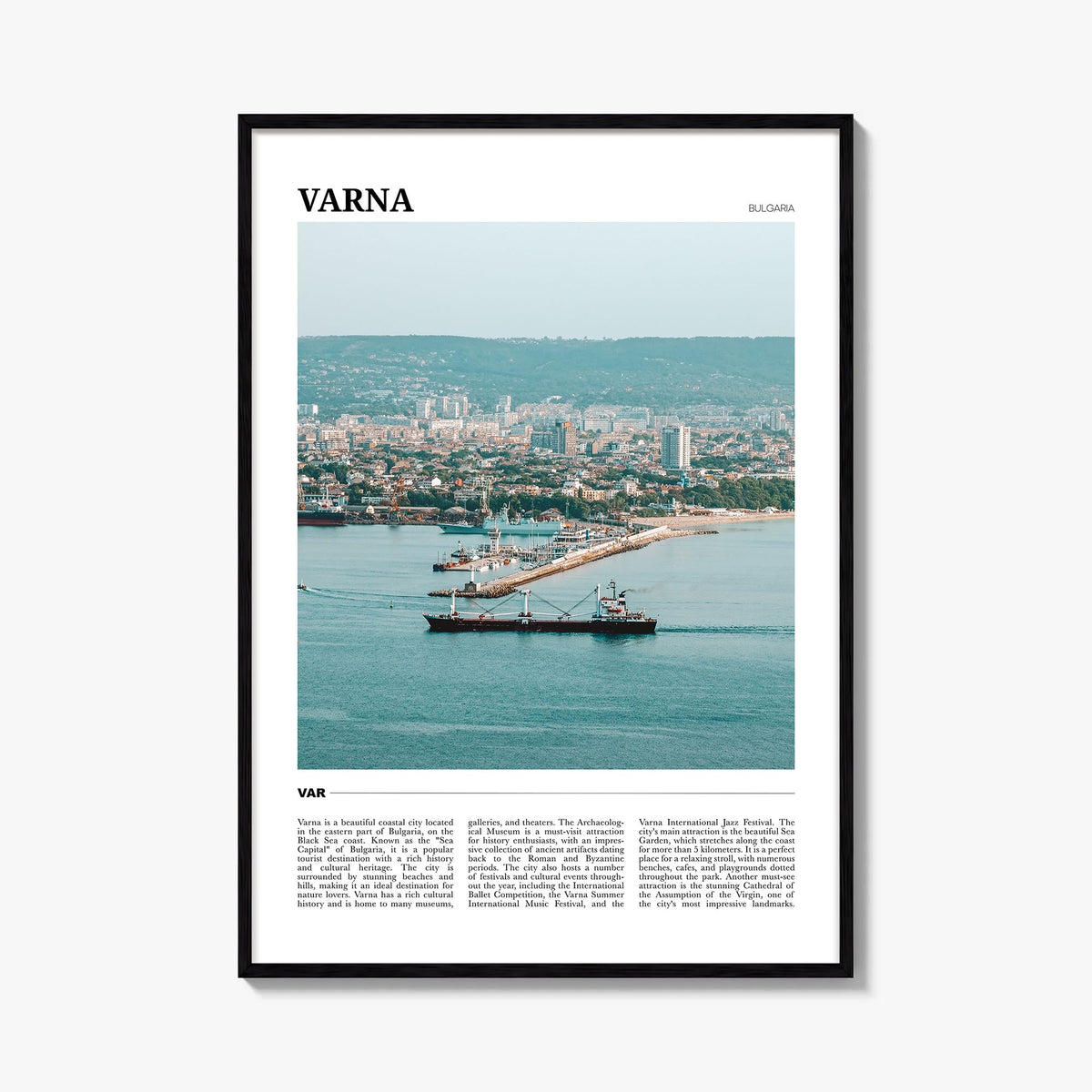 Varna Travel Poster
