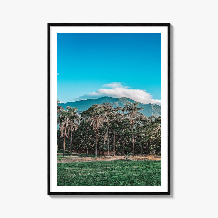 Venezuela colorful photo poster of South America – vertical wall art, unframed print shown in interior mockup