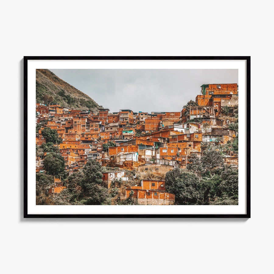 Venezuela Photo Poster, framed poster mockup, white border