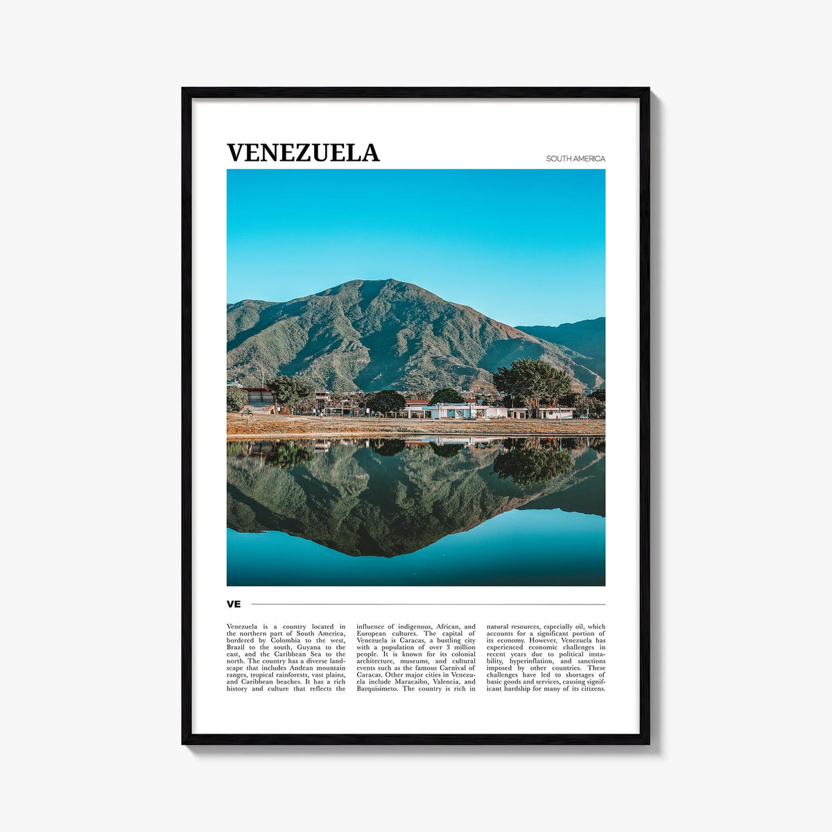 Venezuela Travel No 1 Poster