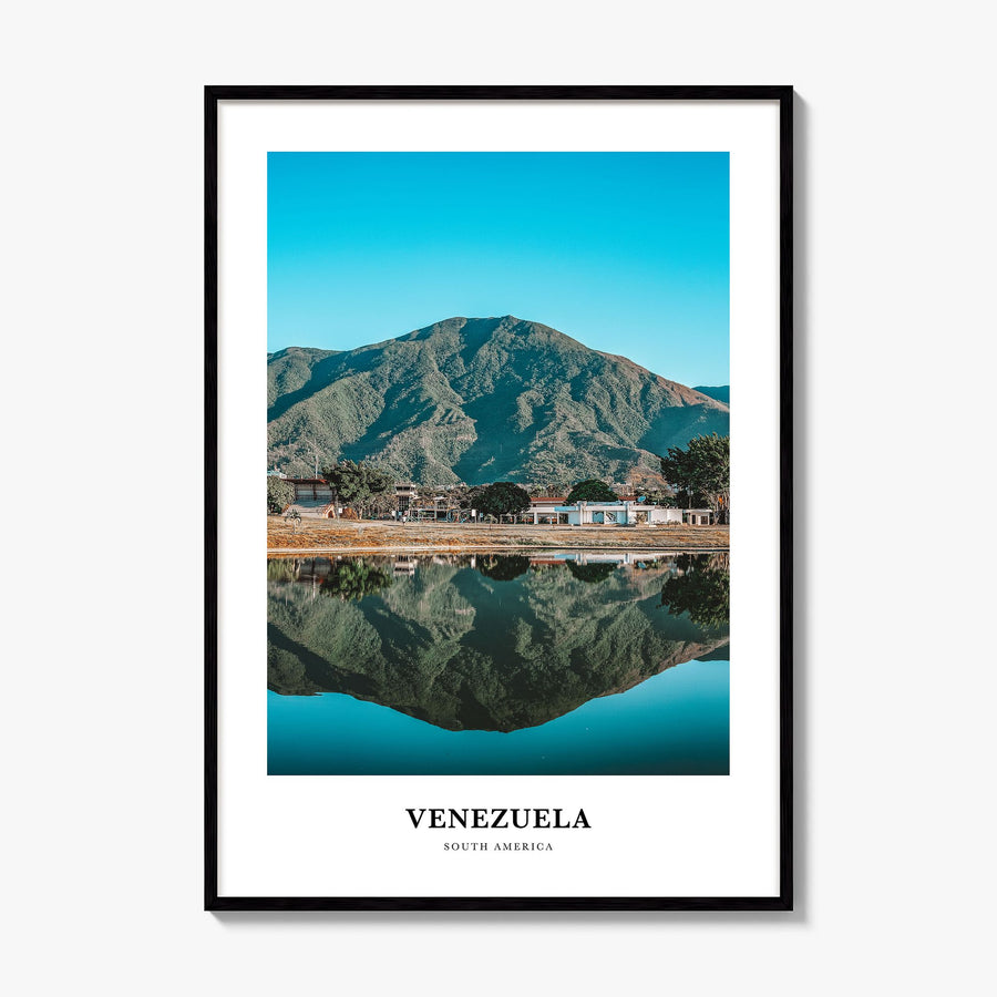 Venezuela Classic No 1 Poster, framed poster mockup