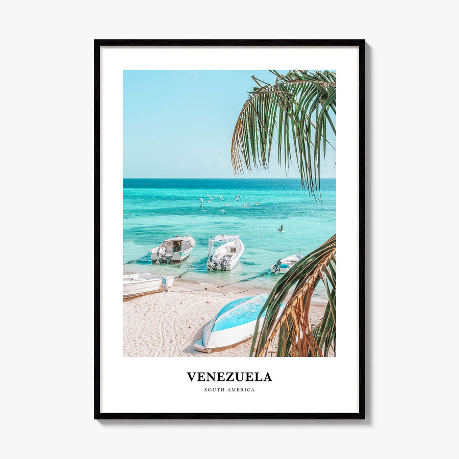 Venezuela Classic No 2 Poster, framed poster mockup
