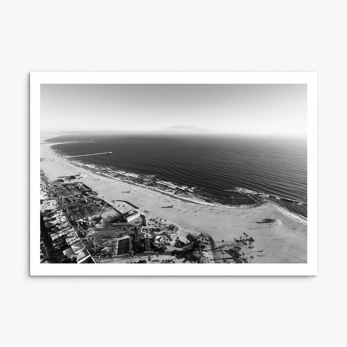 Venice Beach Photo Poster, print only (unframed), white border