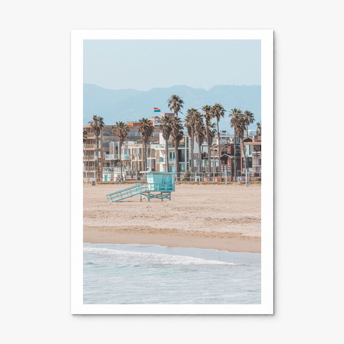 Venice Beach Photo No 1 Poster, print only (unframed), white border