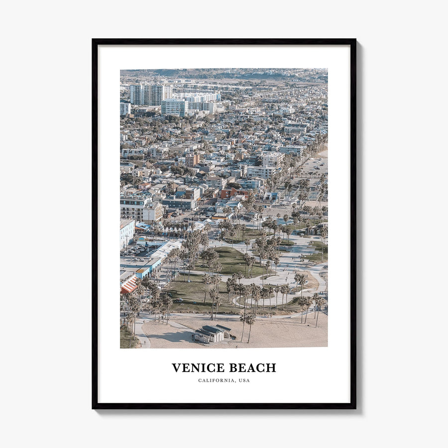 Venice Beach Classic Poster, framed poster mockup