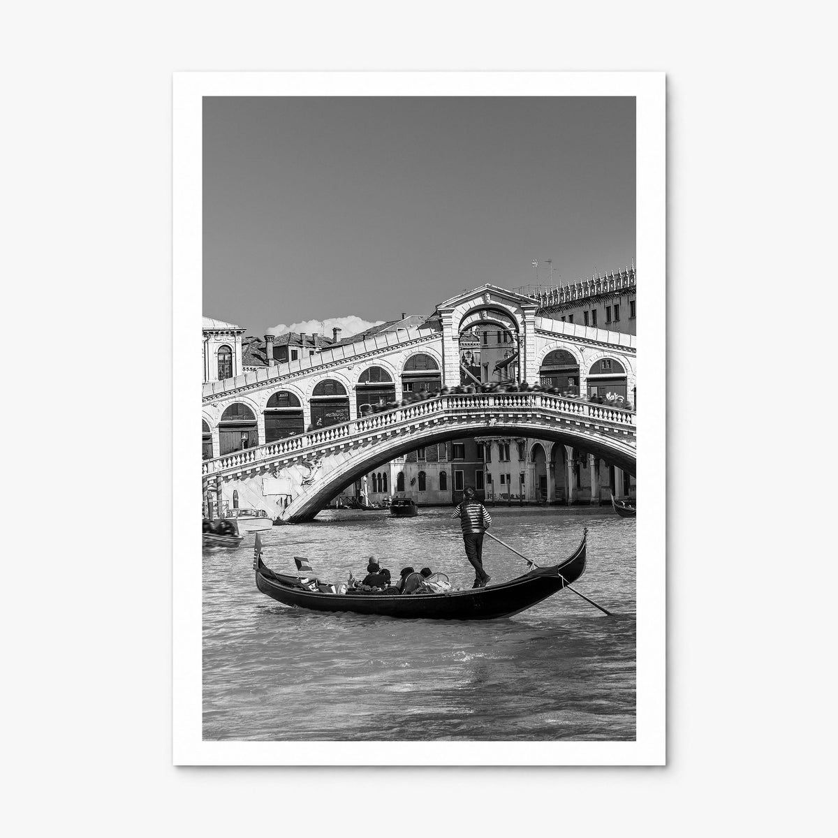 Venice Photo No 2 Poster, print only (unframed), white border