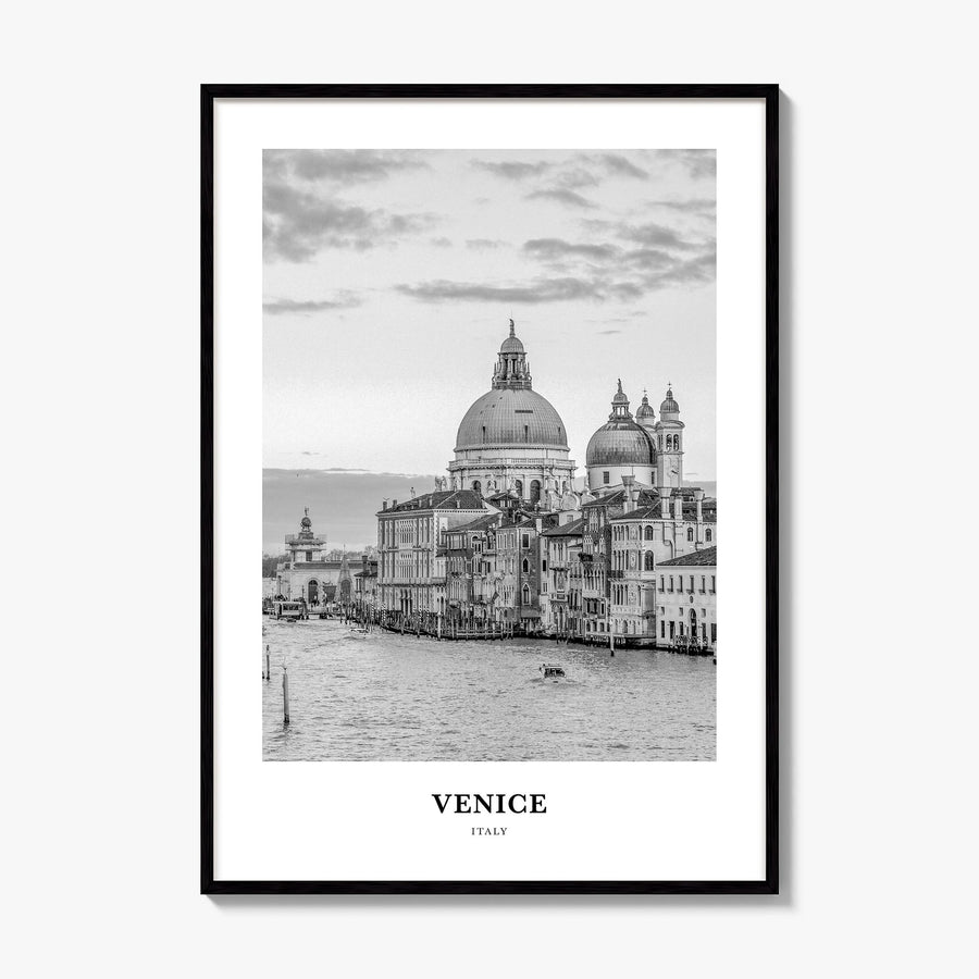 Venice Classic No 3 Poster, framed poster mockup