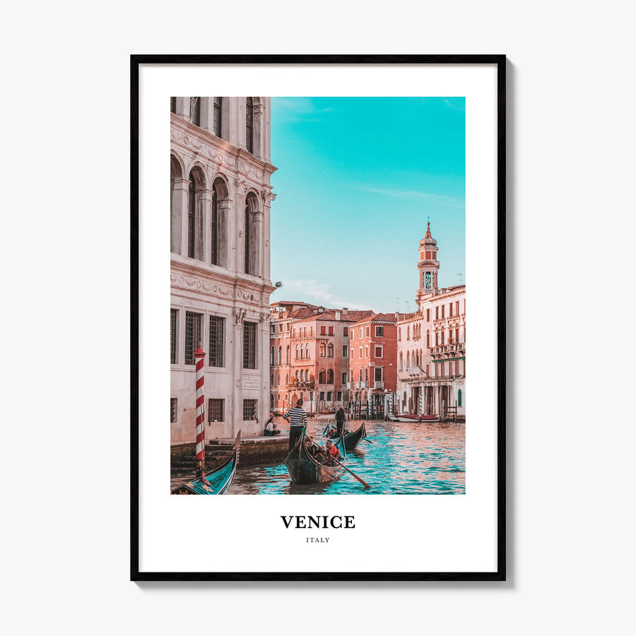 Venice Classic Poster, framed poster mockup