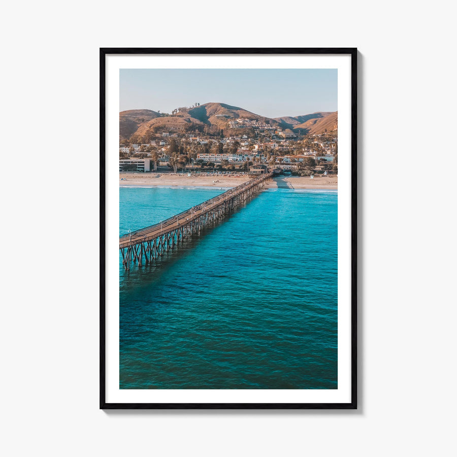 Ventura no. 1 colorful photo poster of California, USA – vertical wall art, unframed print shown in interior mockup