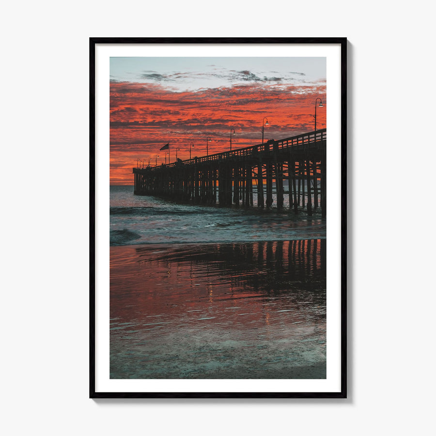 Ventura Photo No 3 Poster, framed poster mockup, white border