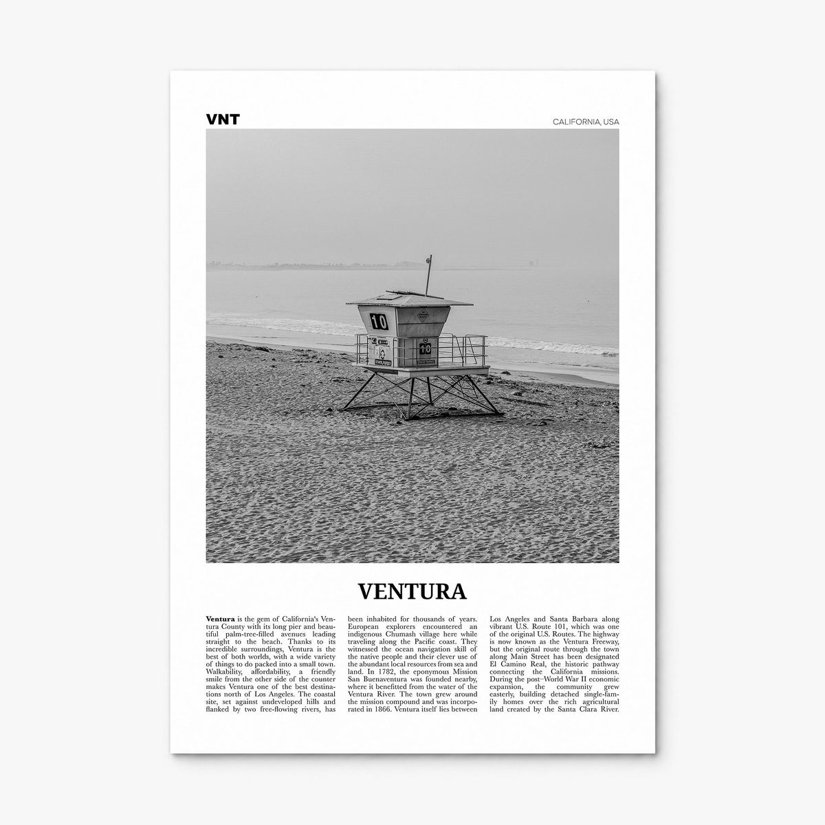 Ventura Newspaper No 2 Poster, print only (unframed)