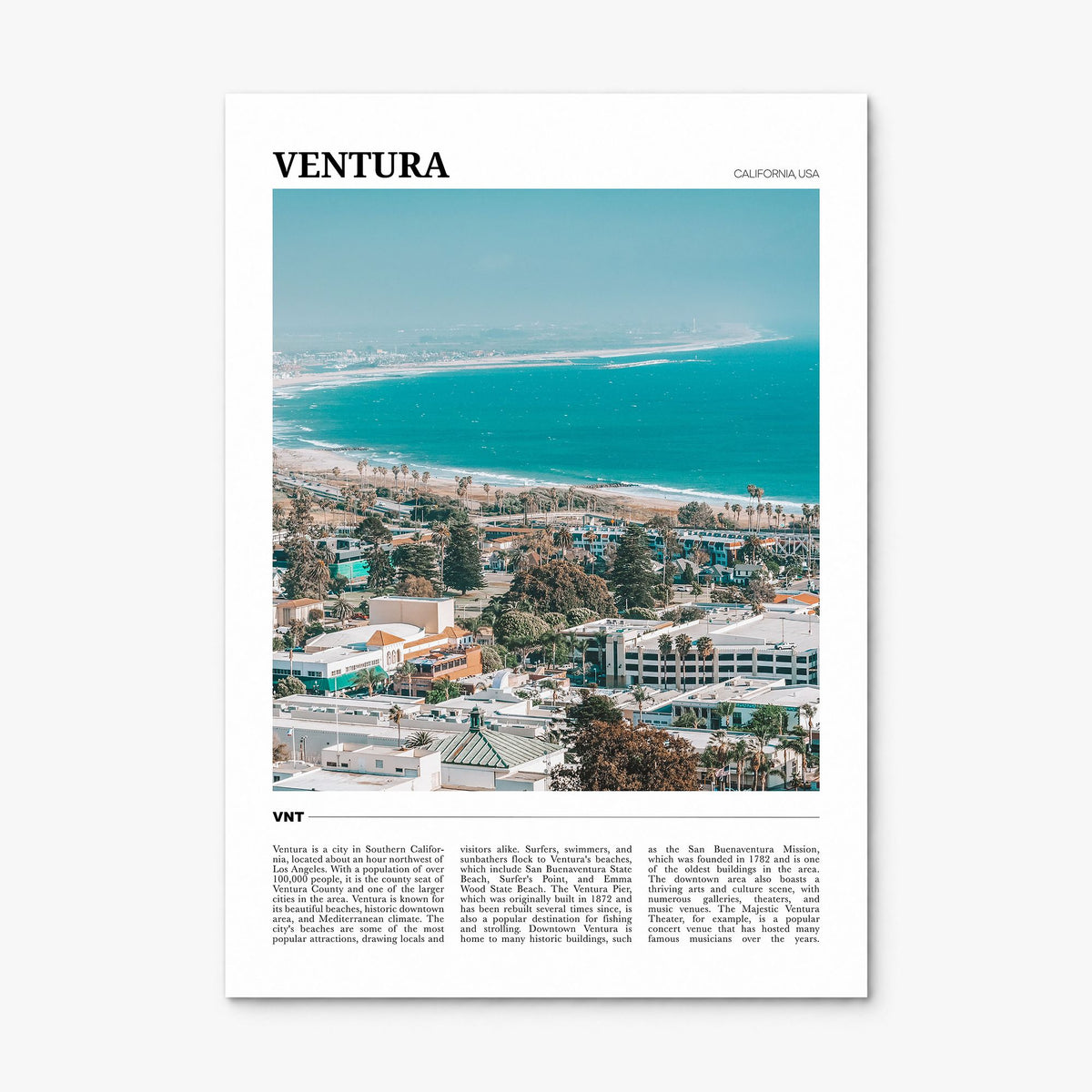 Ventura Travel No 2 Poster, print only (unframed)