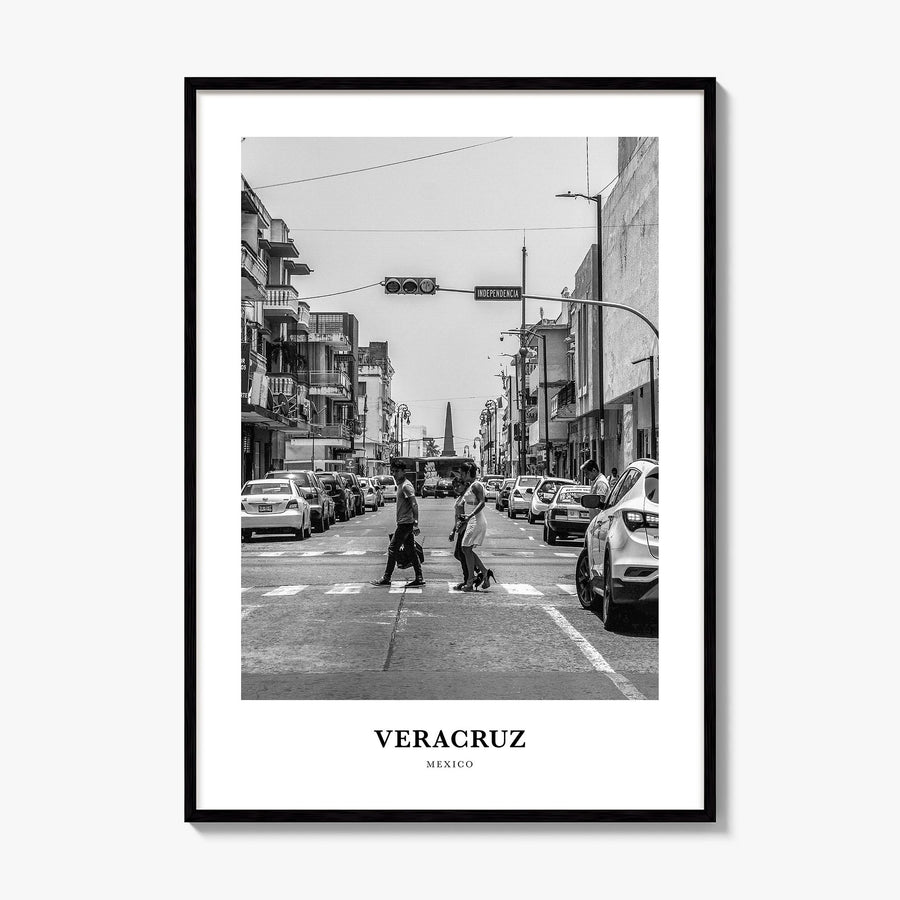 Veracruz Classic Poster, framed poster mockup