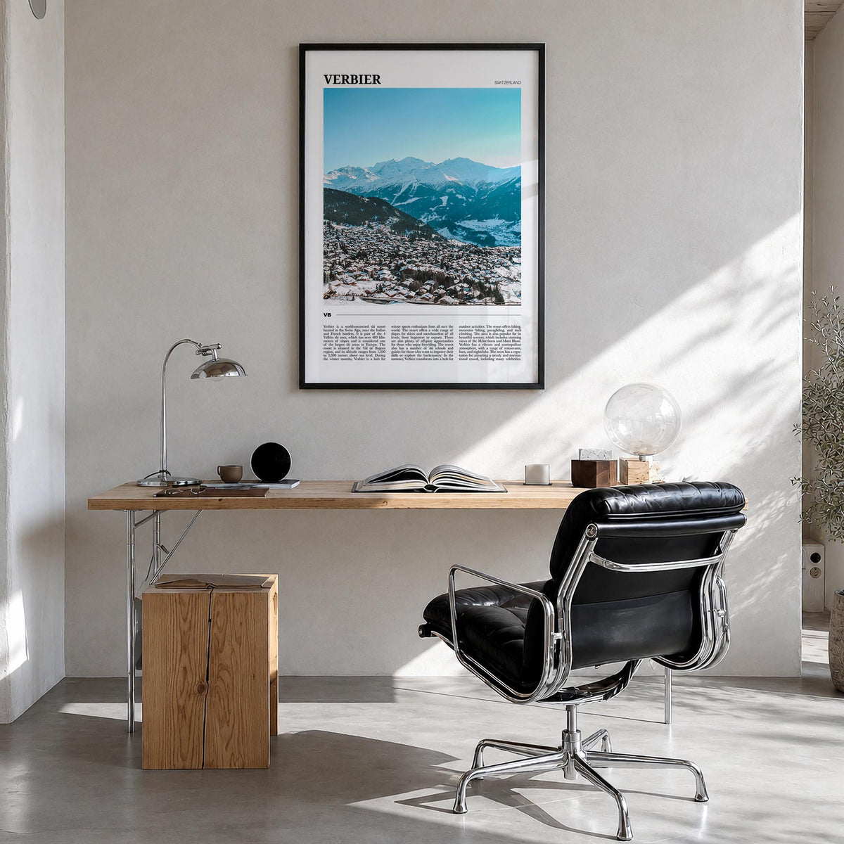 Verbier Travel Poster