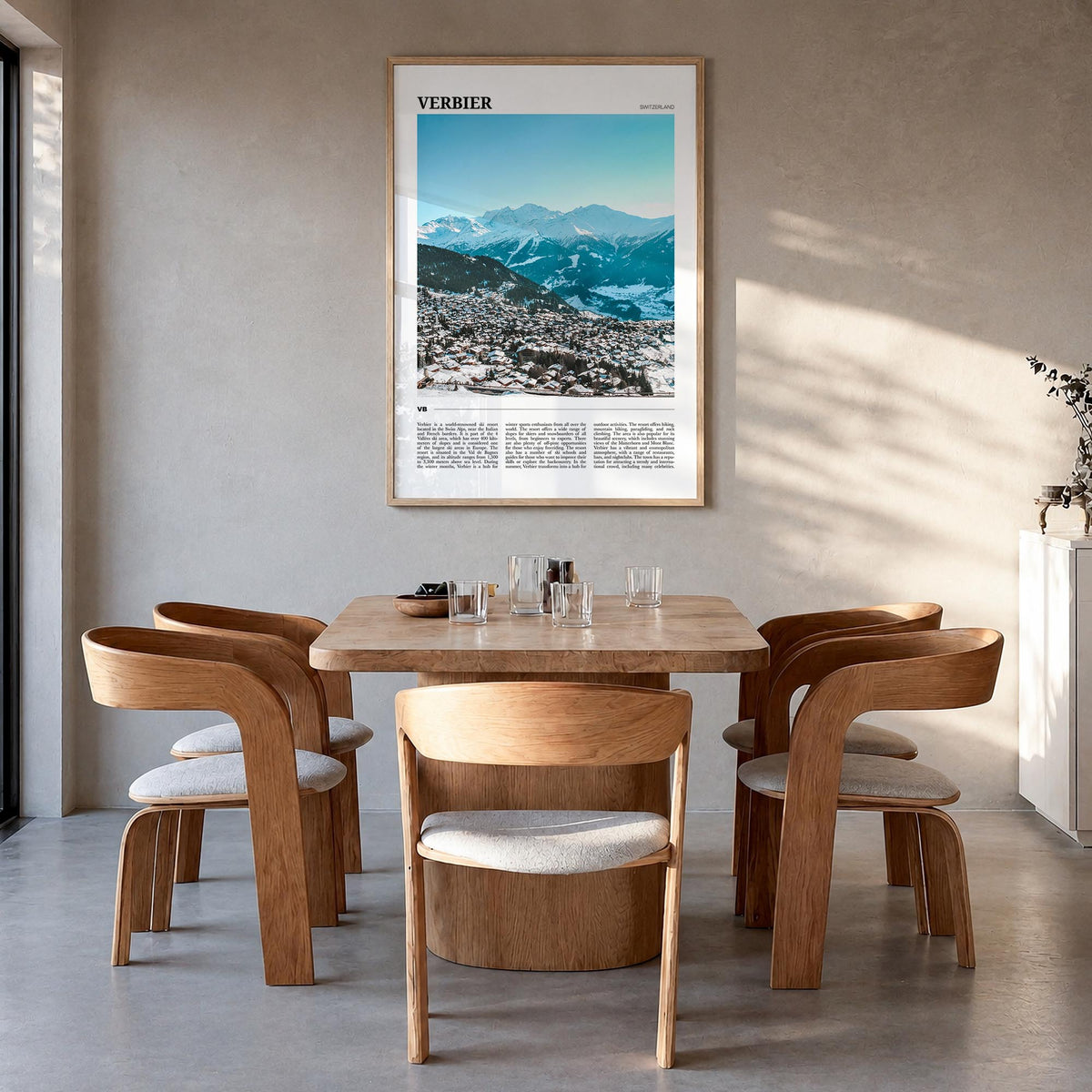 Verbier Travel Poster