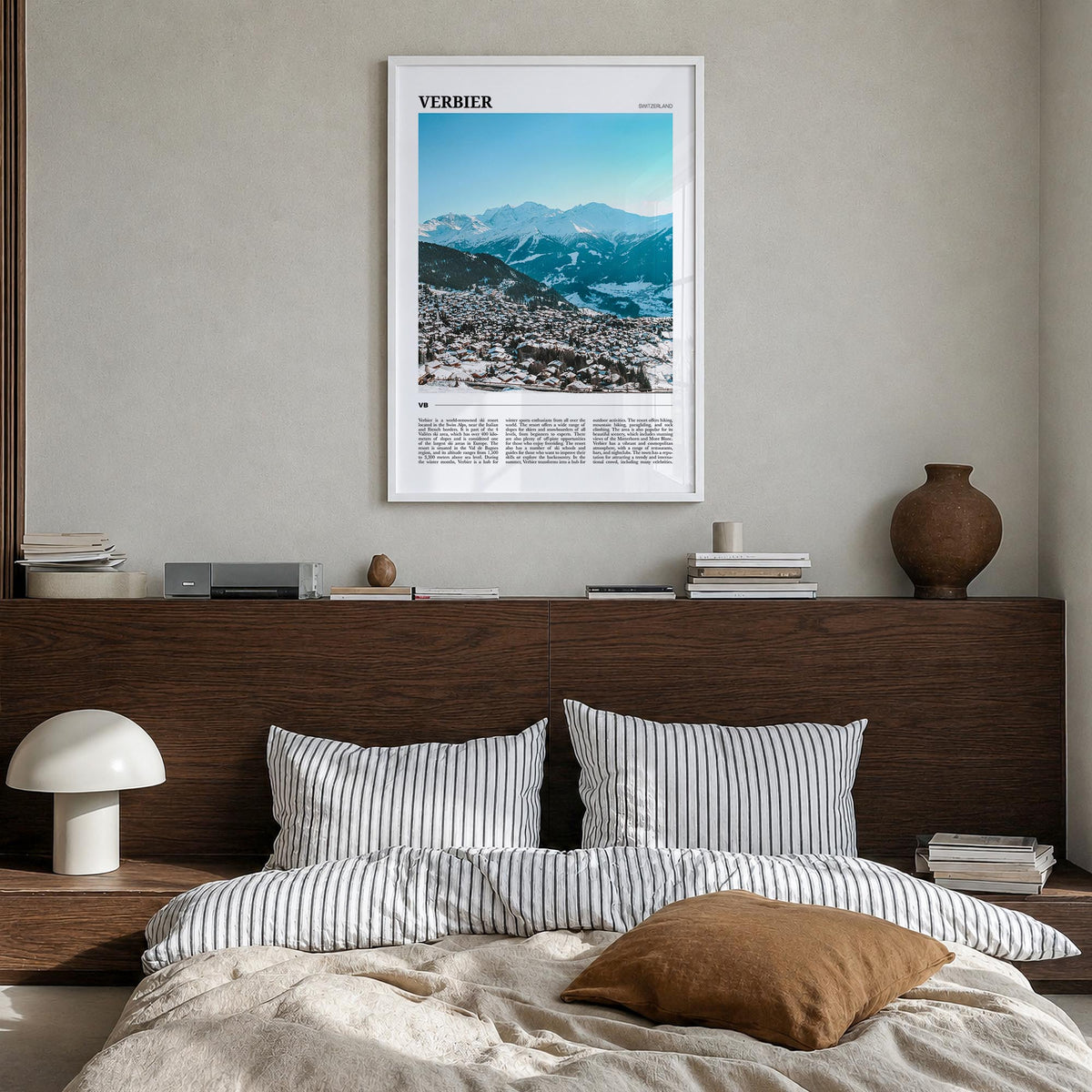 Verbier Travel Poster