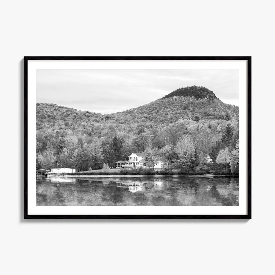 Vermont Photo Poster, framed poster mockup, white border