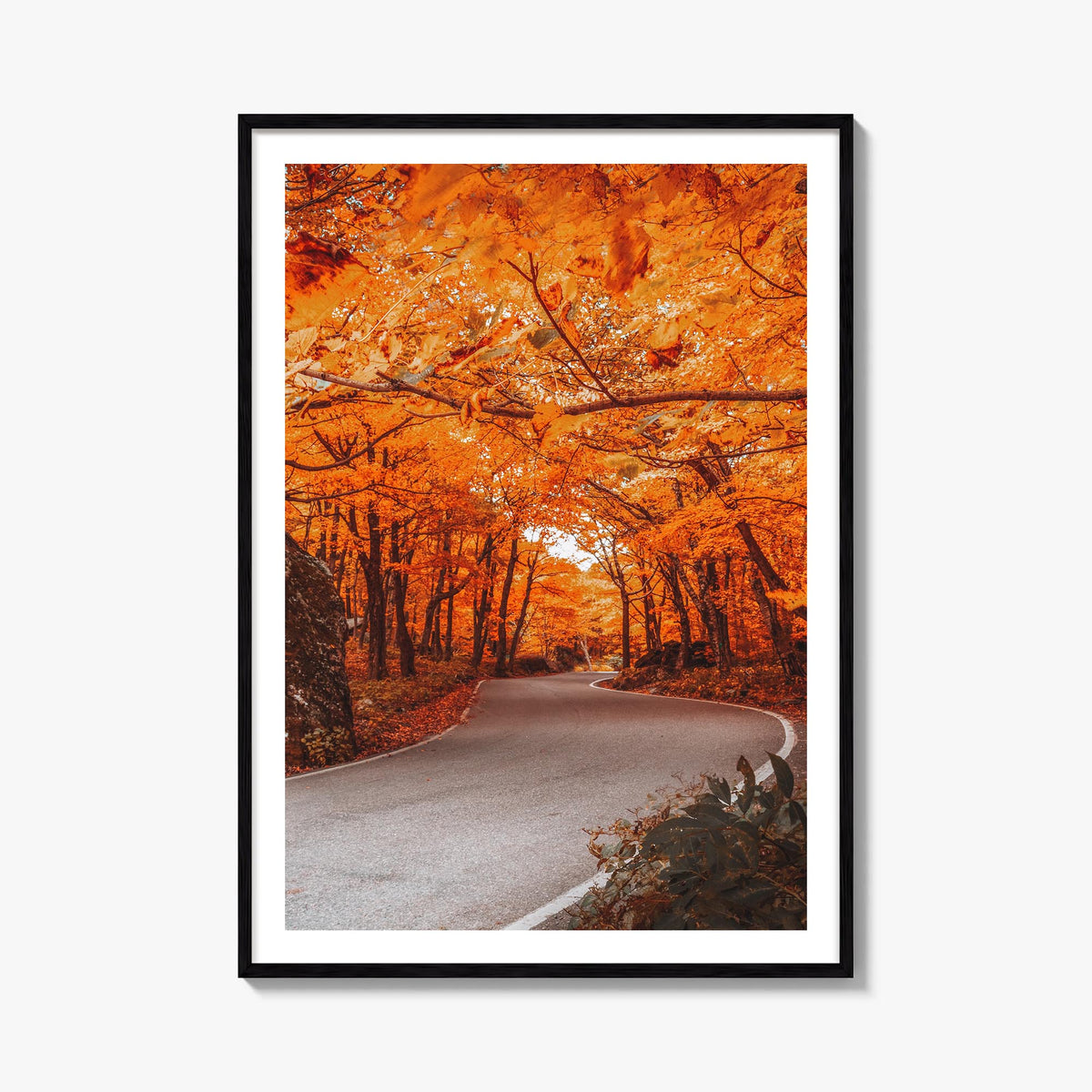 Vermont no. 2 colorful photo poster of United States – vertical wall art, unframed print shown in interior mockup