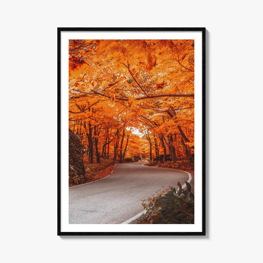 Vermont no. 2 colorful photo poster of United States – vertical wall art, unframed print shown in interior mockup