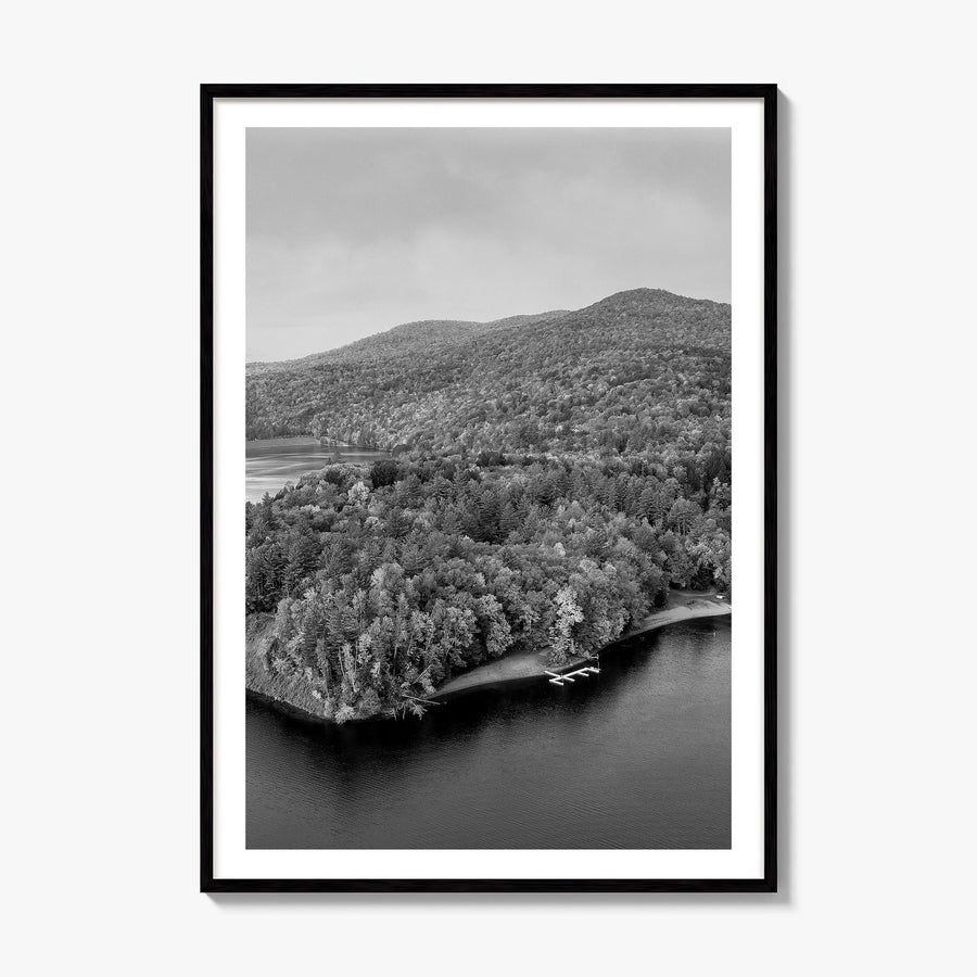 Vermont Photo Poster, framed poster mockup, white border