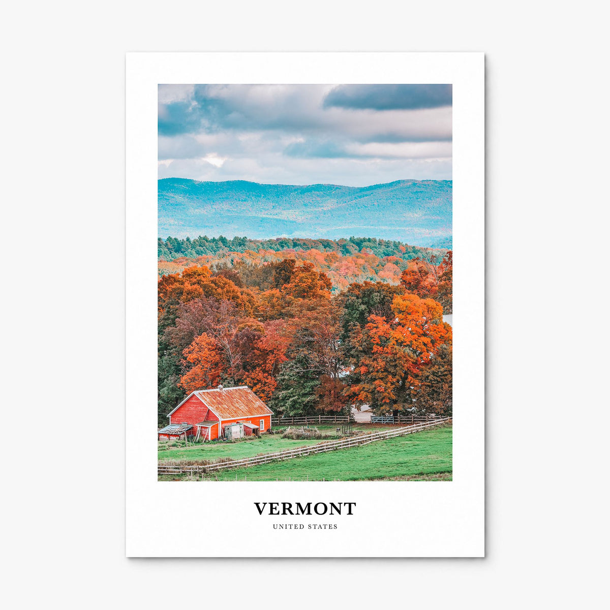 Vermont Classic No 1 Poster, print only (unframed)