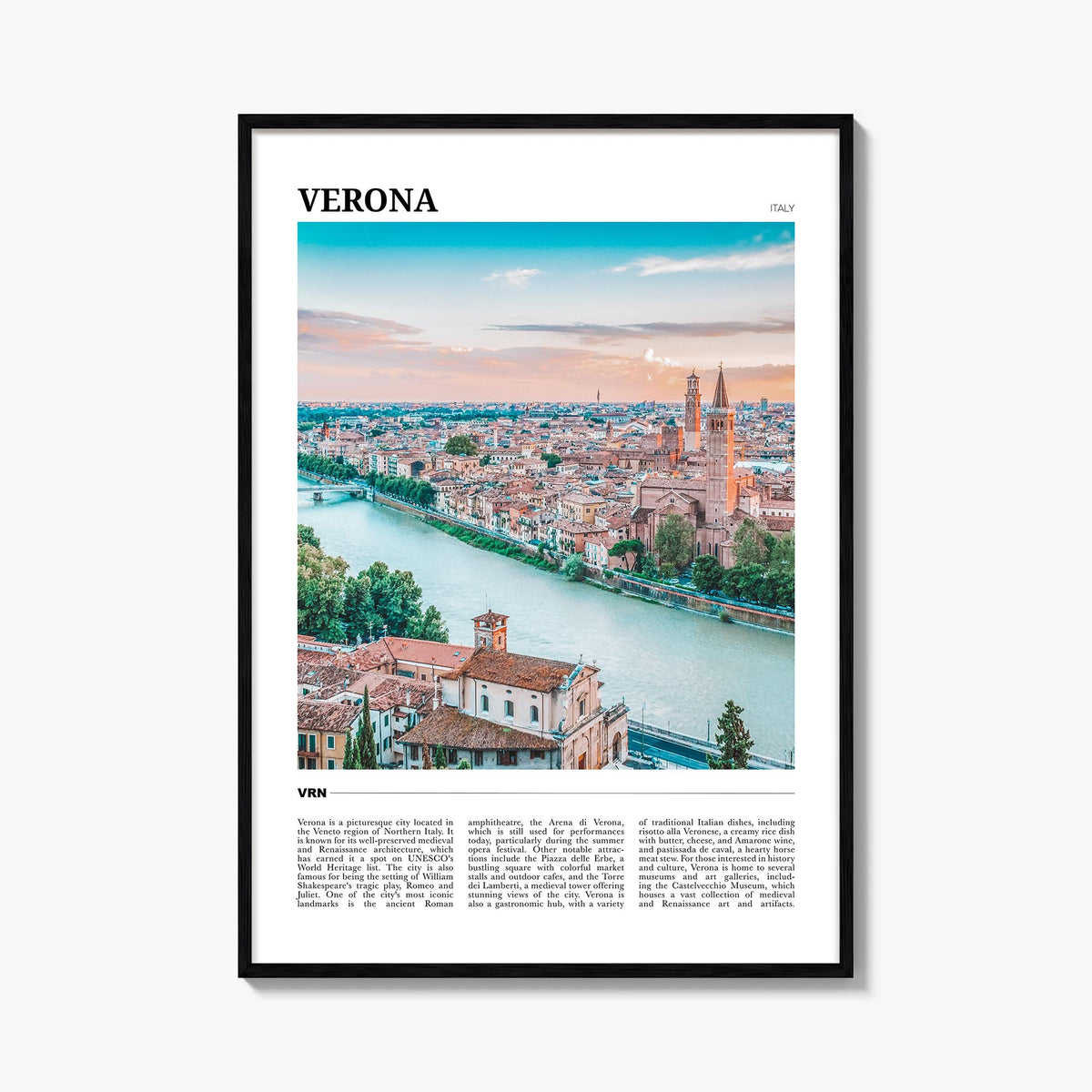 Verona Travel Poster