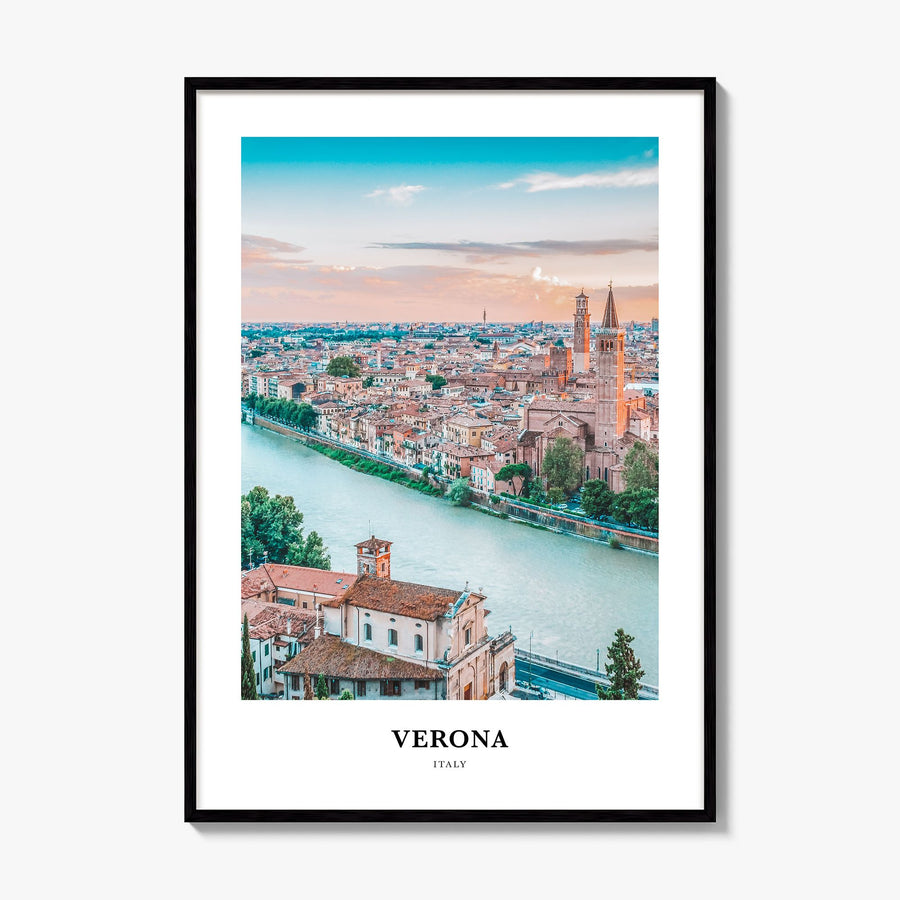 Verona Classic Poster, framed poster mockup