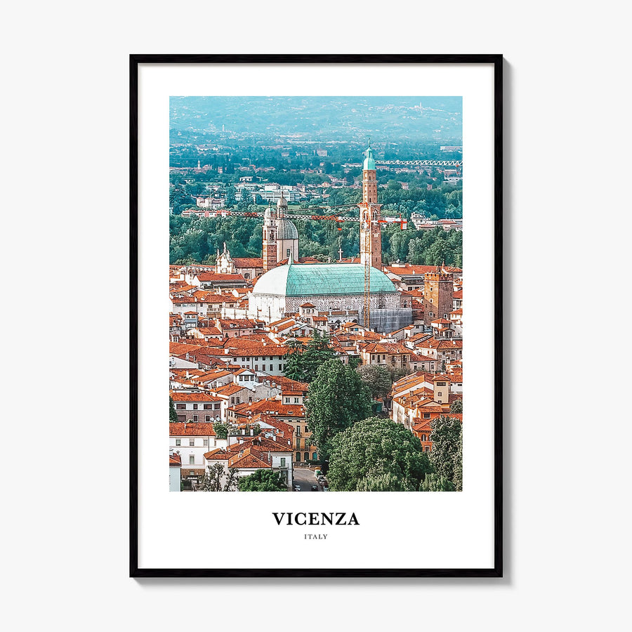 Vicenza Classic Poster, framed poster mockup