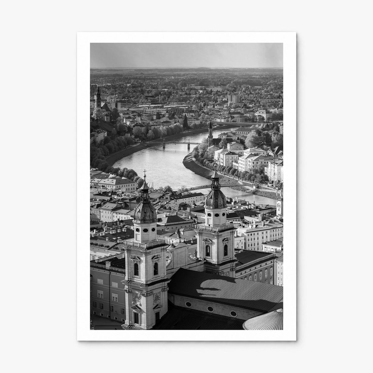 Vienna Photo Poster, print only (unframed), white border