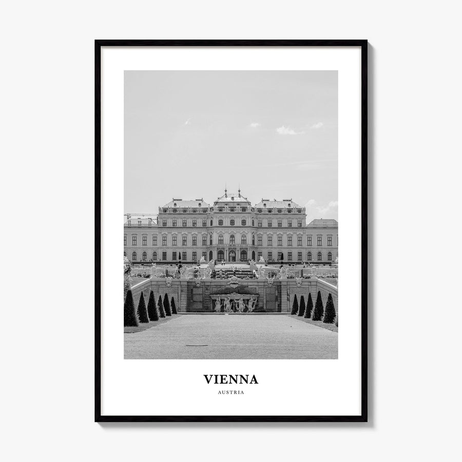 Vienna Classic No 1 Poster, framed poster mockup