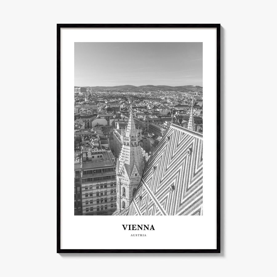 Vienna Classic No 2 Poster, framed poster mockup